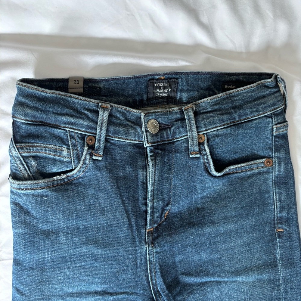 Citizens Of Humanity Blue Boot Cut Jeans
